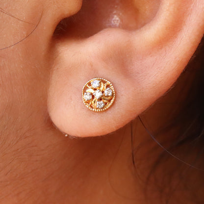 0.13 Earring 14K Gold