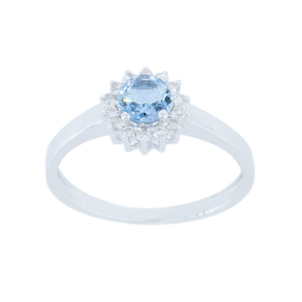 White Ring 14K Gold