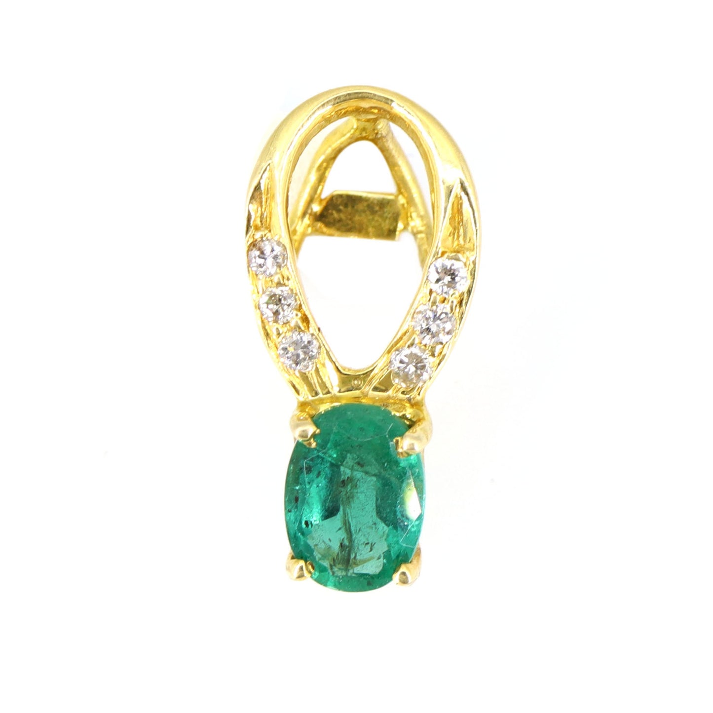 Emerald Pendant 18K Gold