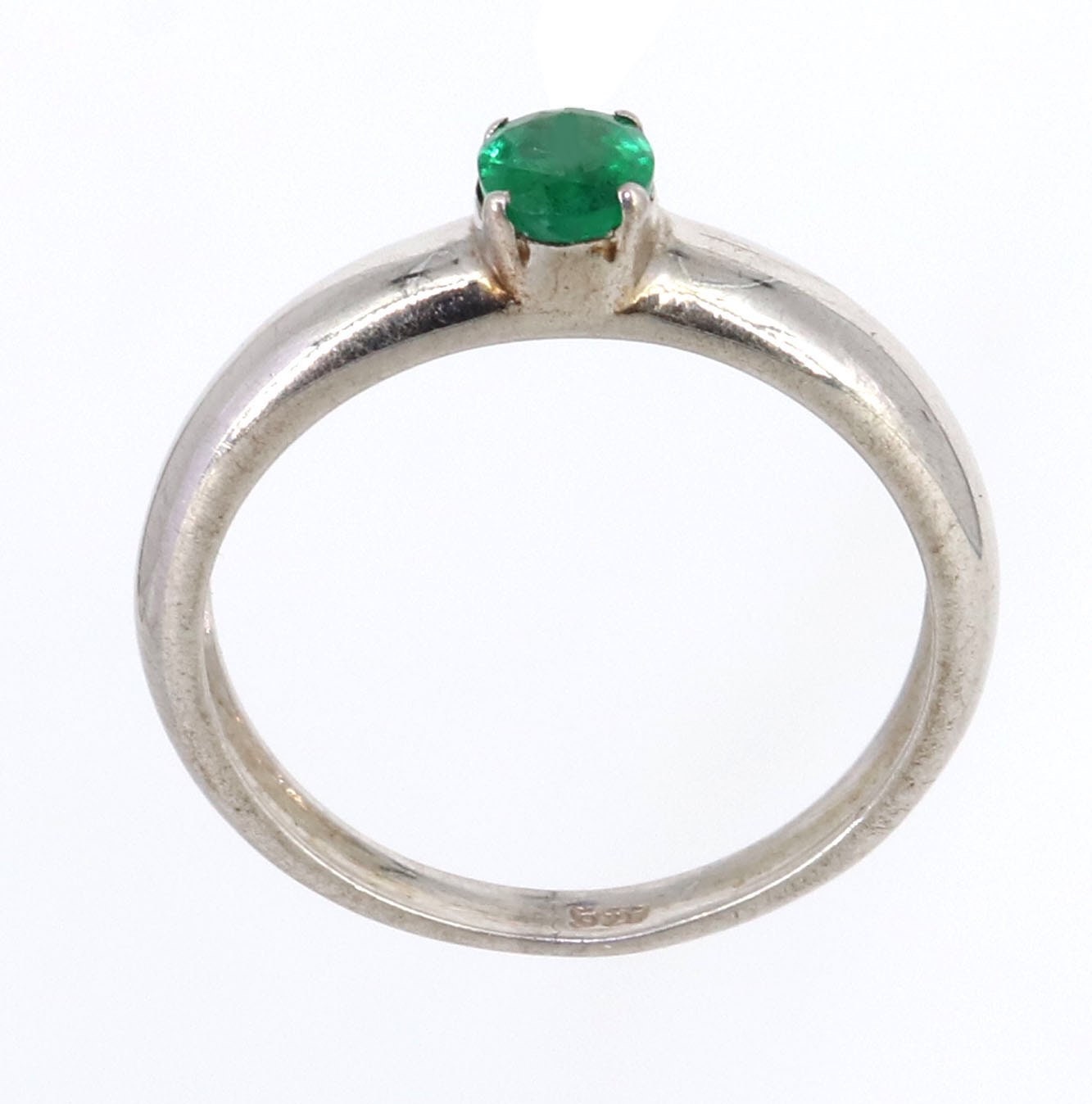 925 Sterling White Rhodium Beautiful Ring Gold