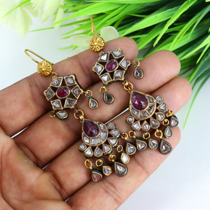 Antique 1900S Late Victorian Earring 22K Gold