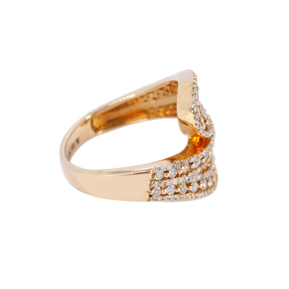 Bypass Ring 18K Gold
