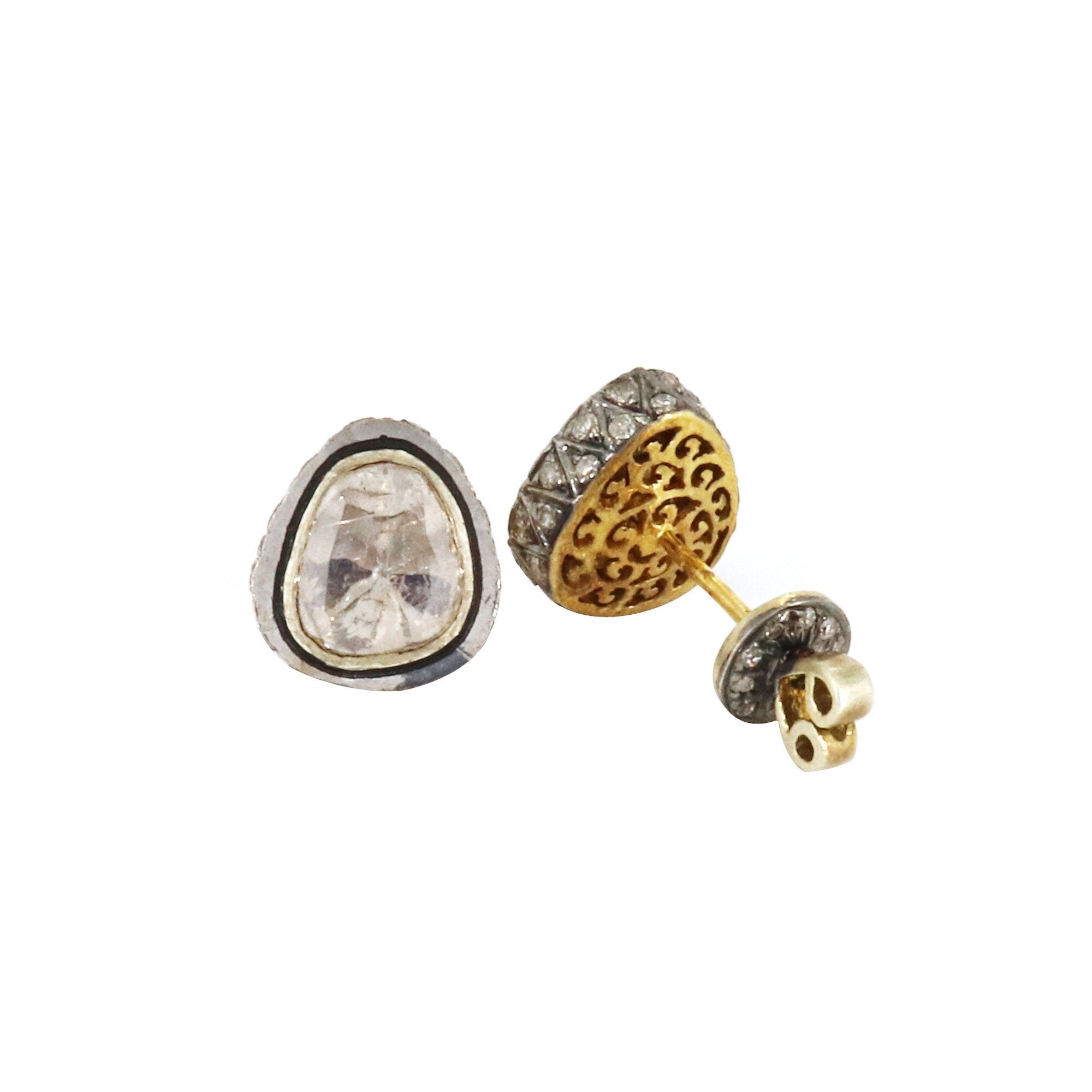 Polki Earring Gold