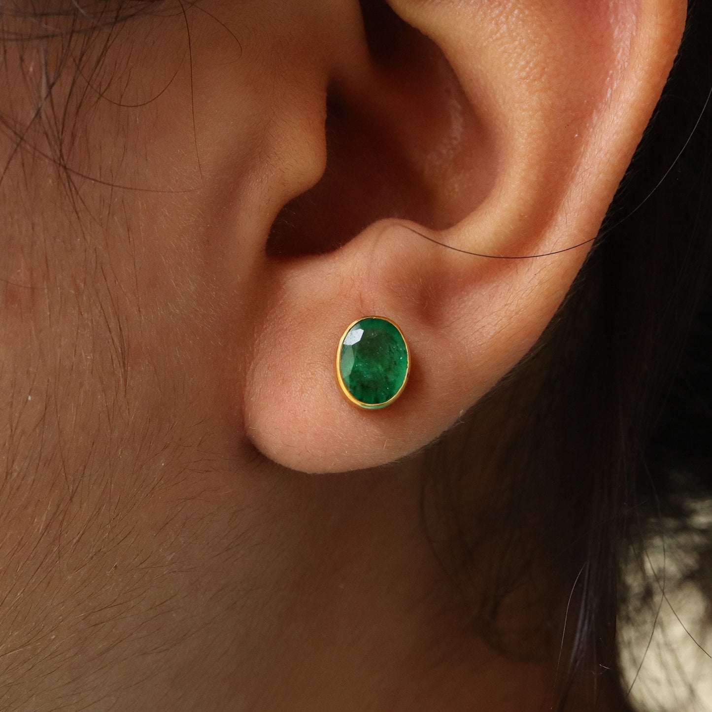 Minimalist Studs Earring 18K Gold