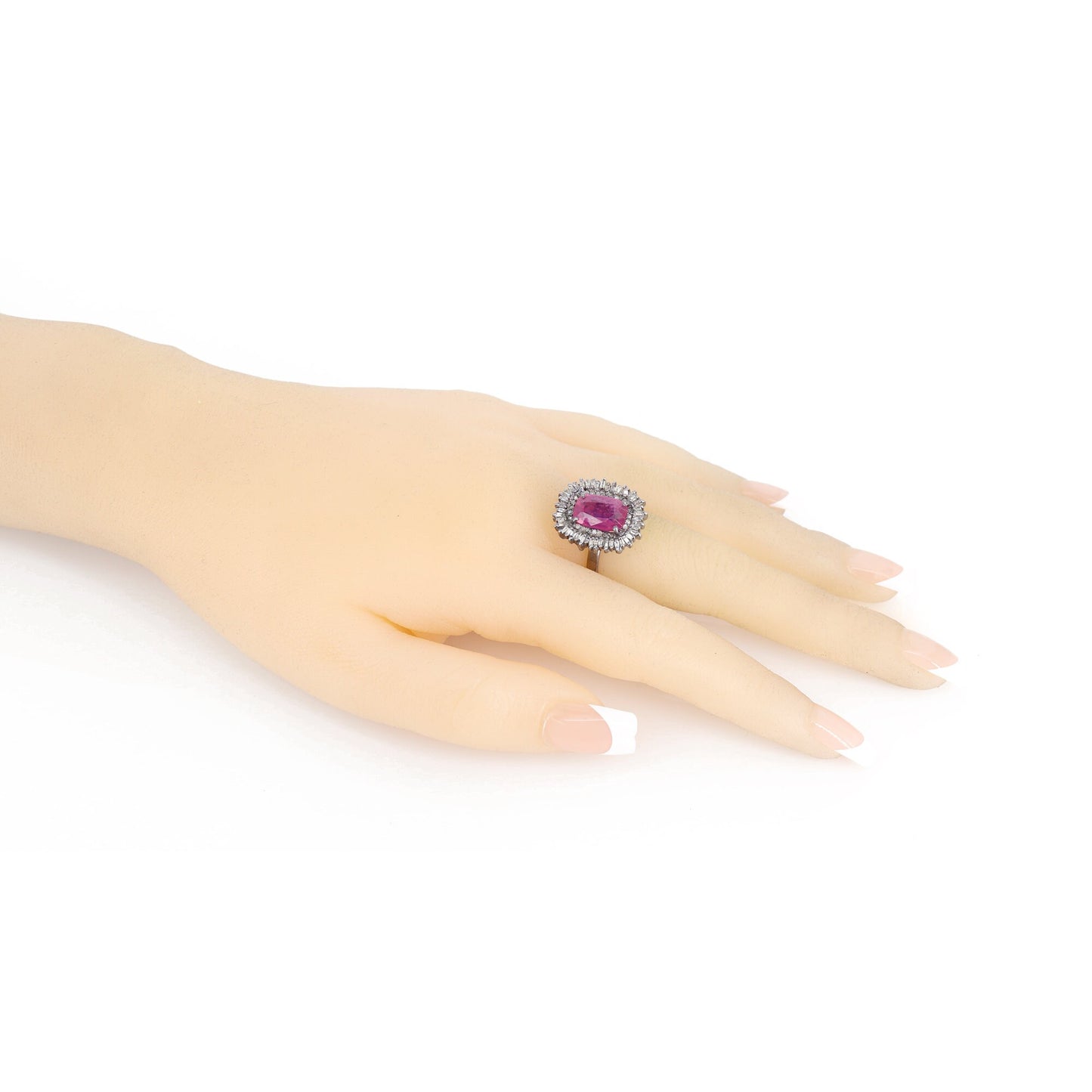 Ruby Ring Silver