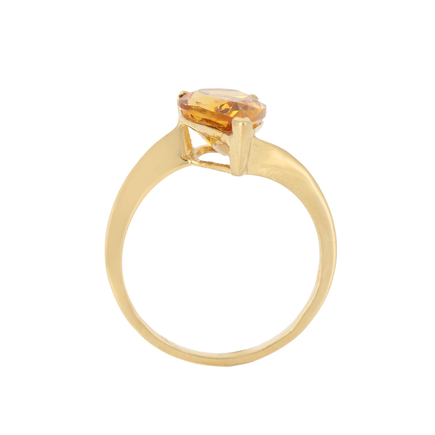 2.2 Citrine Ring 14K Gold
