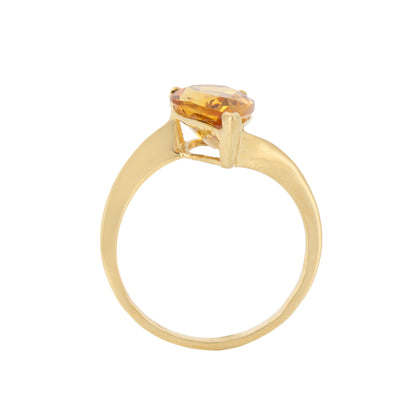 2.2 Citrine Ring 14K Gold