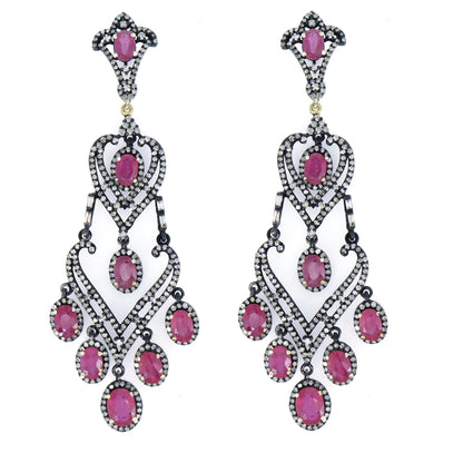 Ruby Earring