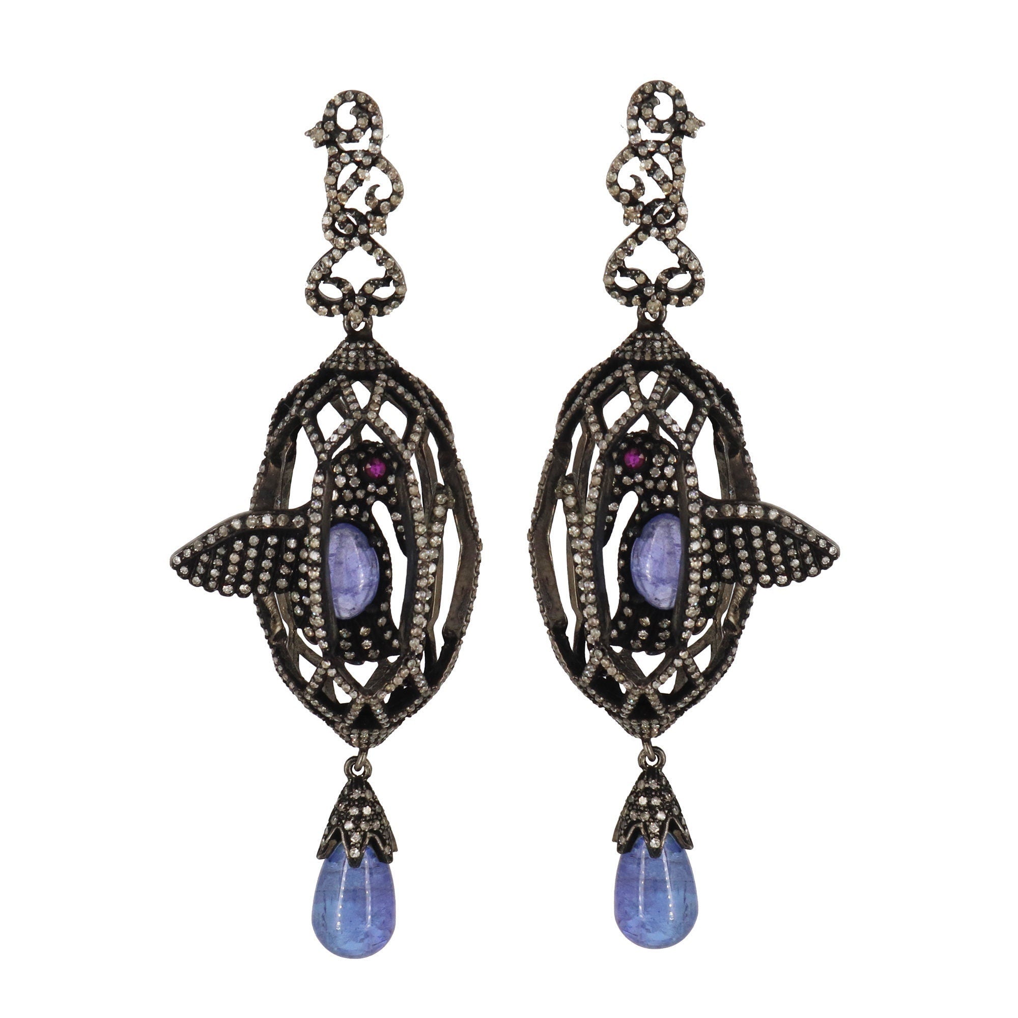 Bird Cage Designer Earring