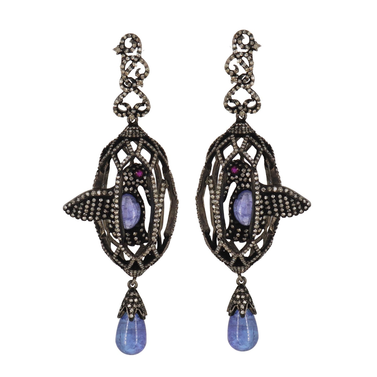 Bird Cage Designer Earring