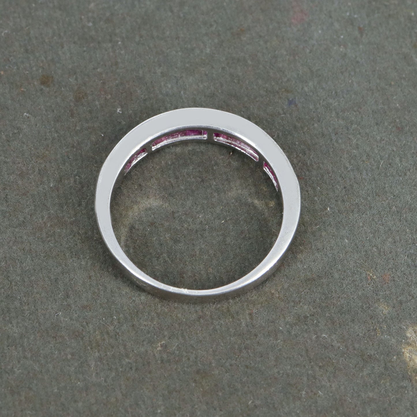 Ruby Ring Silver