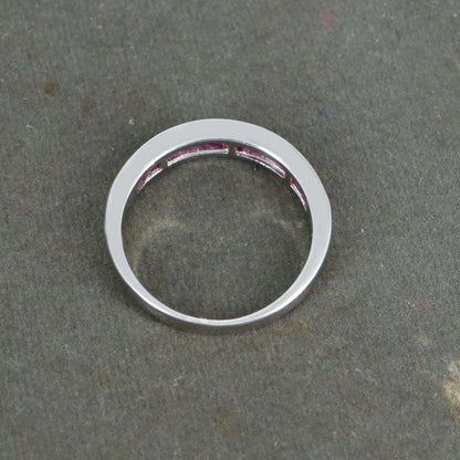 Ruby Ring Silver