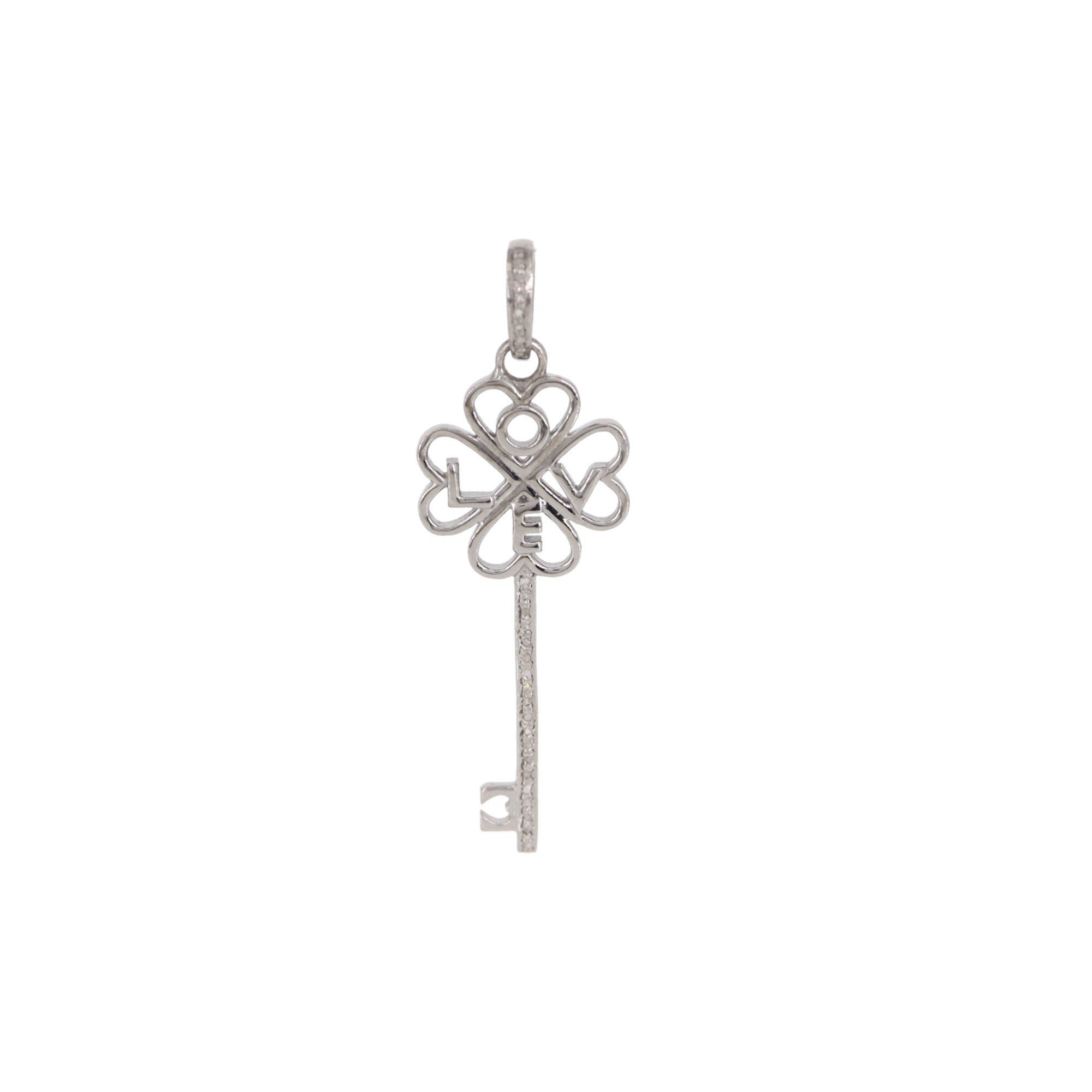 Luck Key Pendant Silver