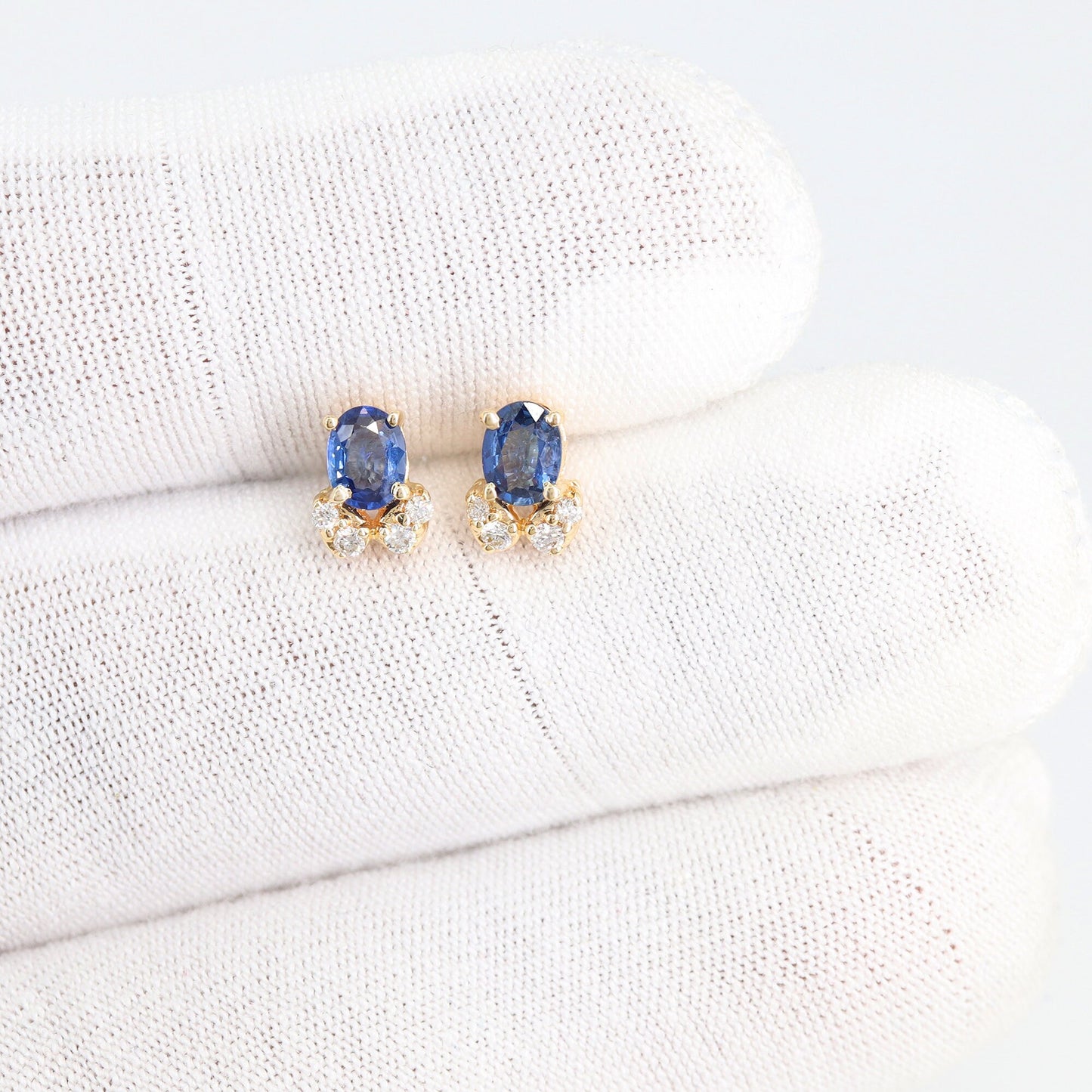 Sapphire Earring 14K Gold