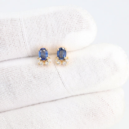 Sapphire Earring 14K Gold