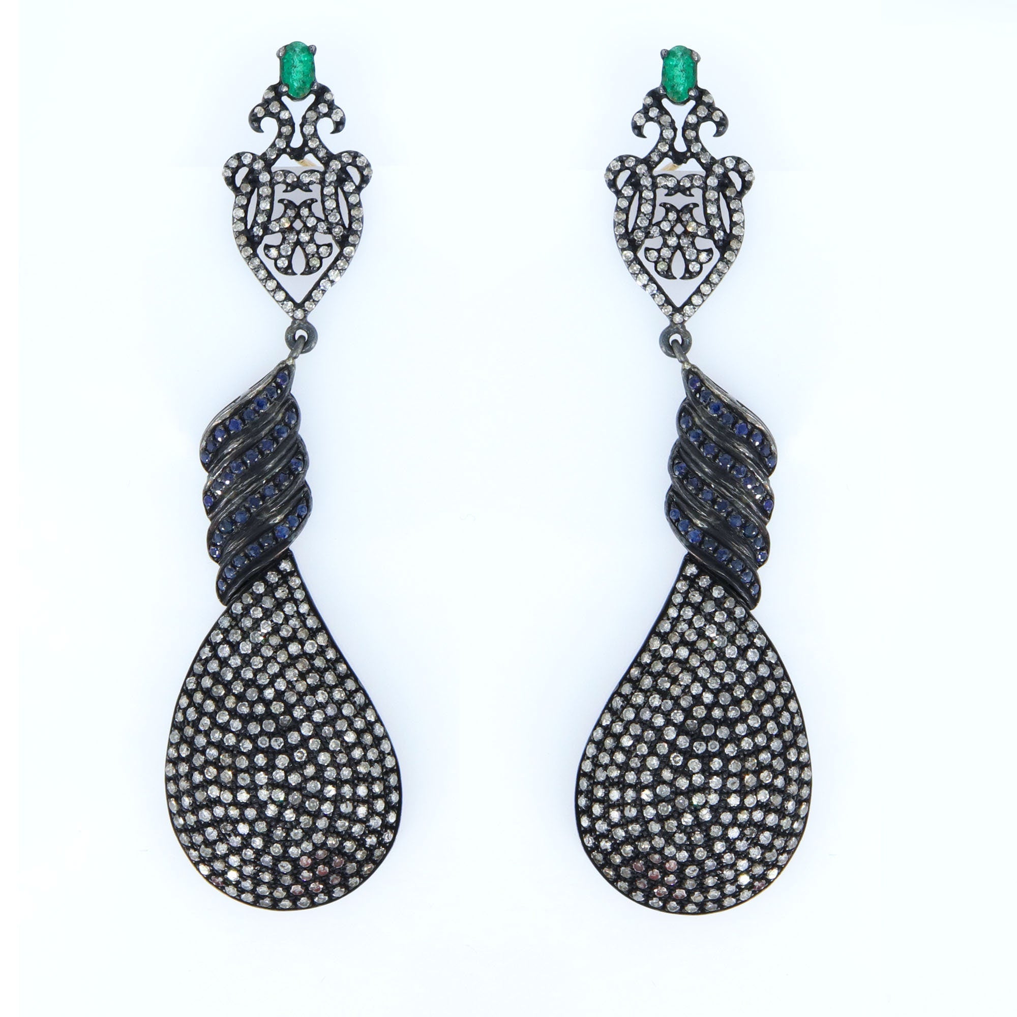 Vintage Replica Jewellery Sapphire Earring