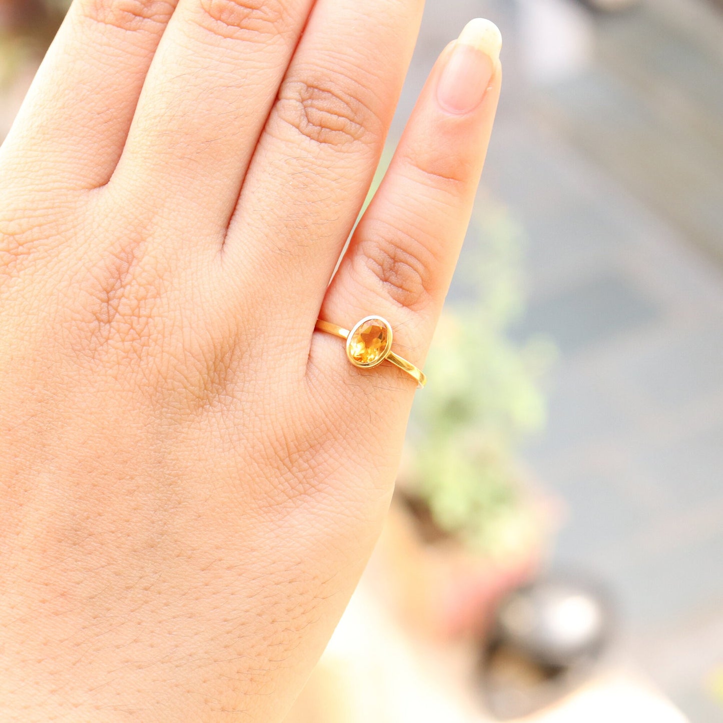 Yellow Jewellery Citrine November Jewelry Citrine Necklace 14K Gold