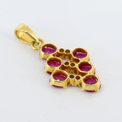 Ruby Pendant 18K Gold