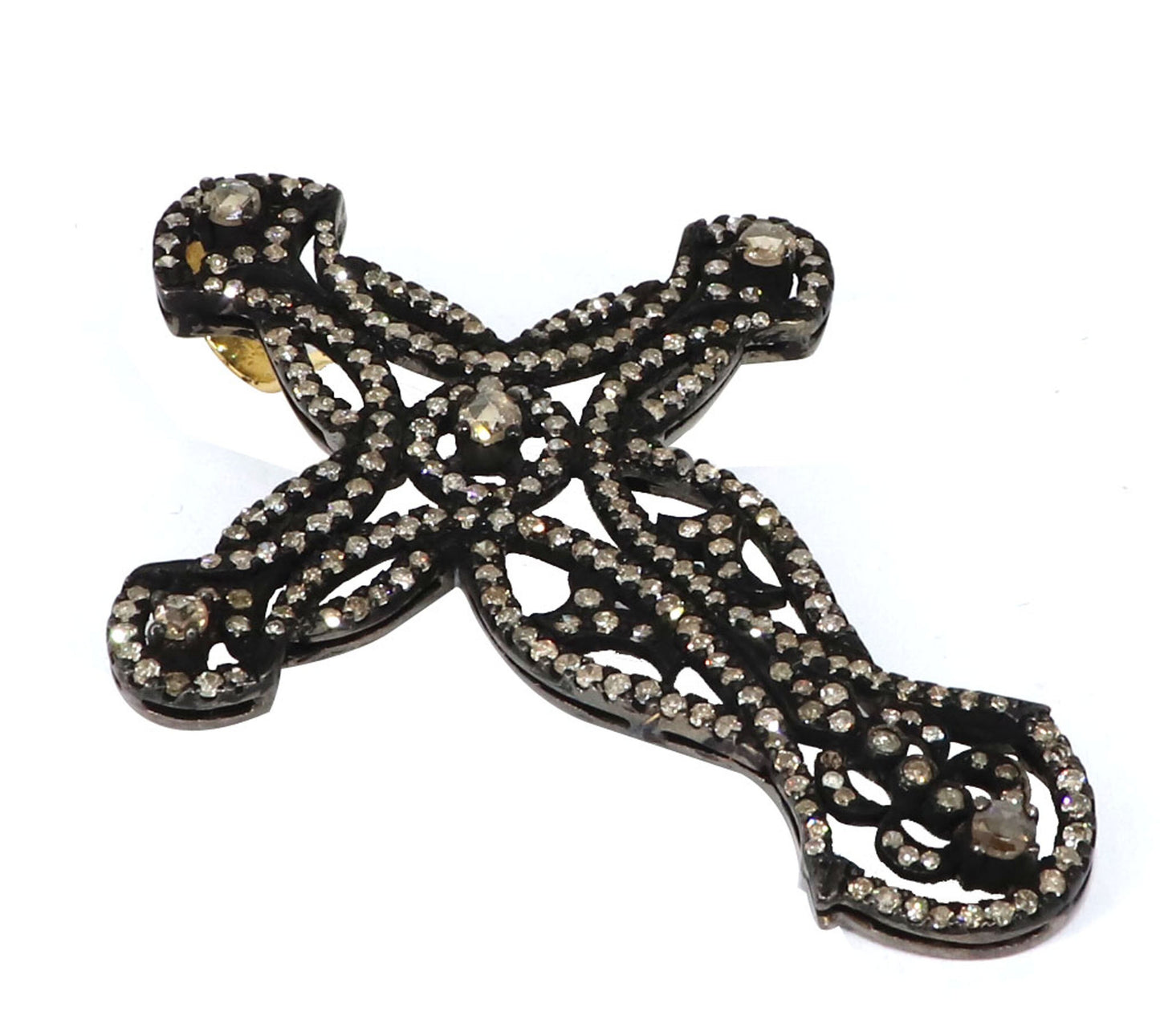 Exclusively Designed Vintage Replica Cross Pendant Gold