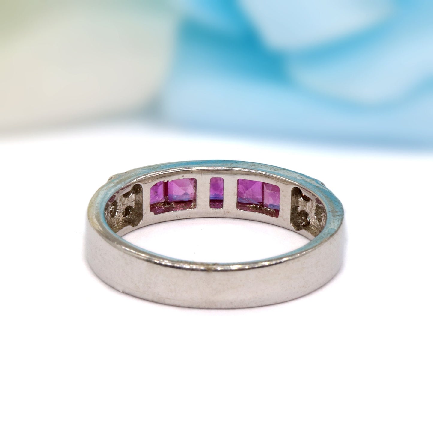 Ruby Ring Silver