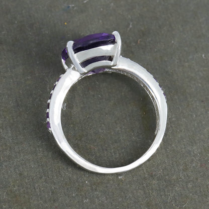 Amethyst Ring Silver