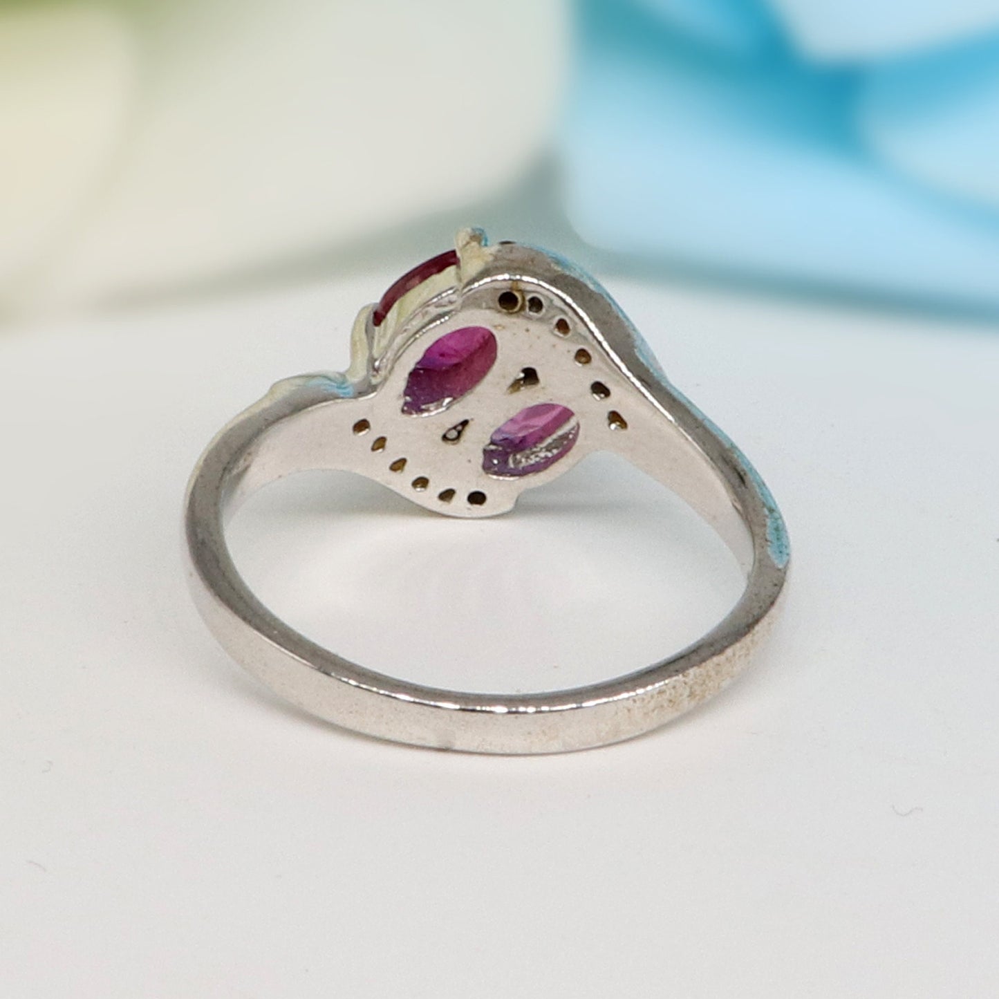 Handmade Ruby & Ring Silver