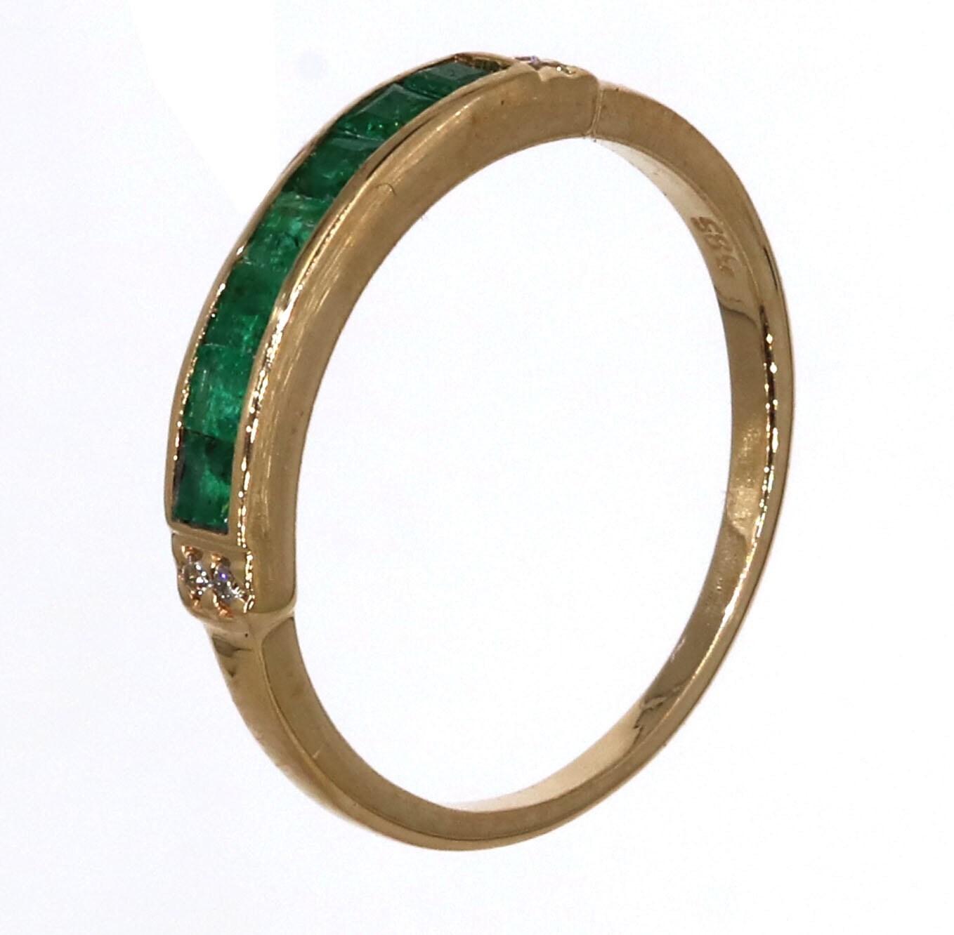 Eternity Band Beautiful Ring 14K Gold
