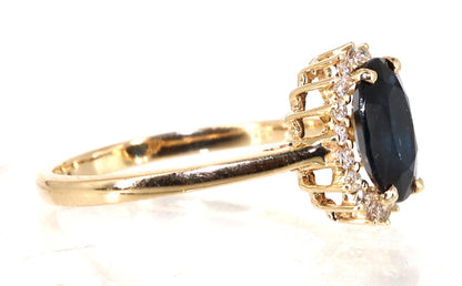 Sapphire Beautiful Ring 14K Gold