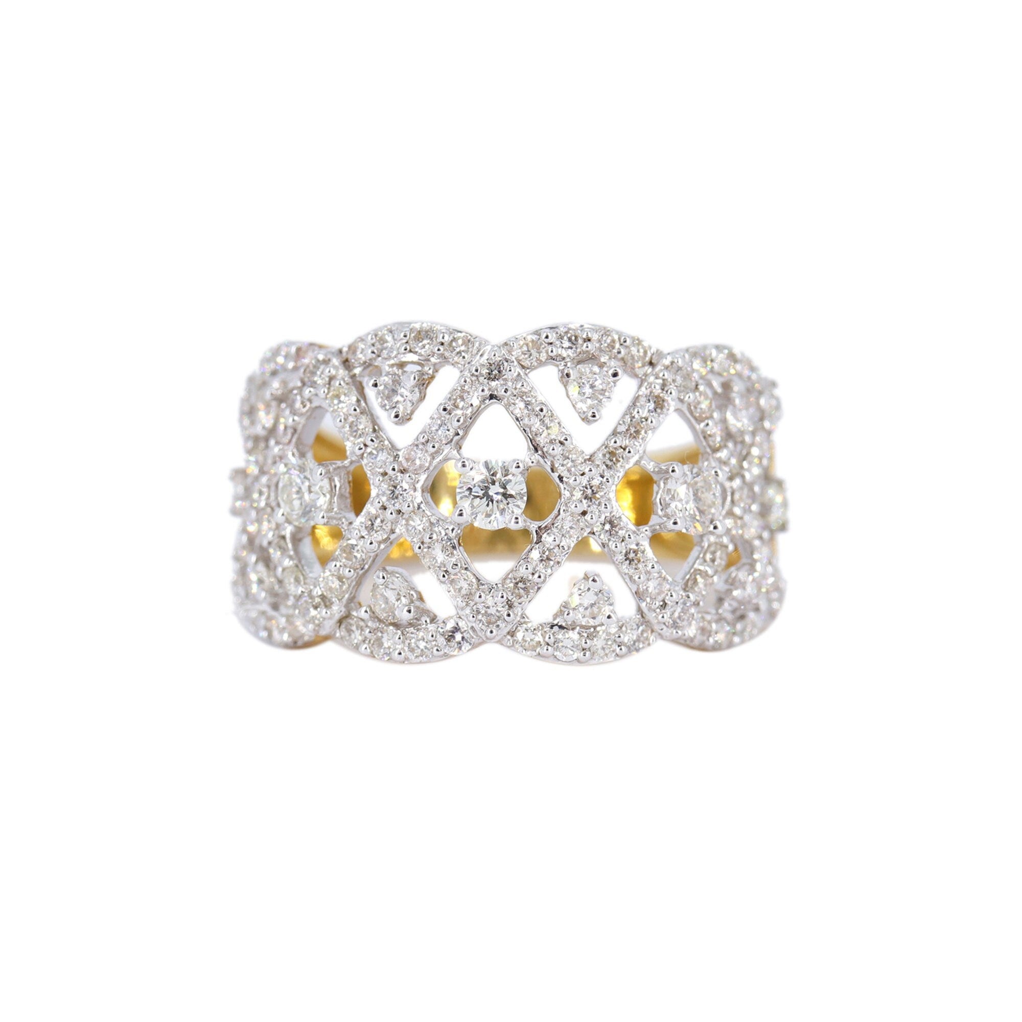 Studded Ring 18K Gold
