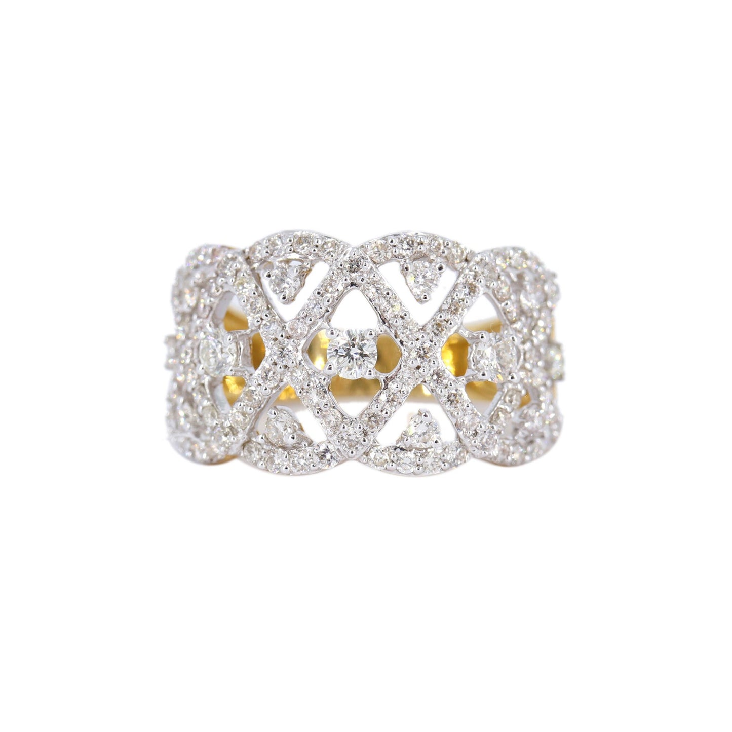 Studded Ring 18K Gold