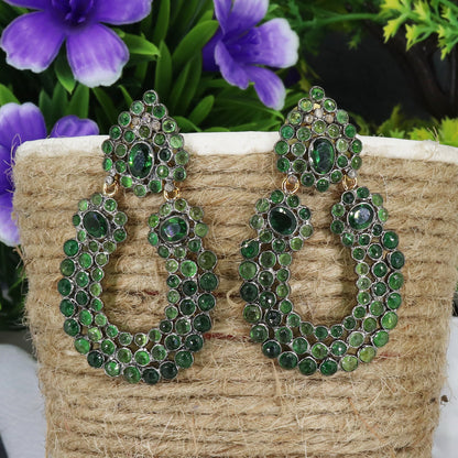 Beautiful Chrome Diopside Earring
