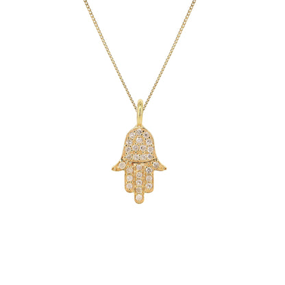 Hamsa Hand Charm Shiny Hamsa Charm Hamsa Hand Charm Bracelet 14K Gold
