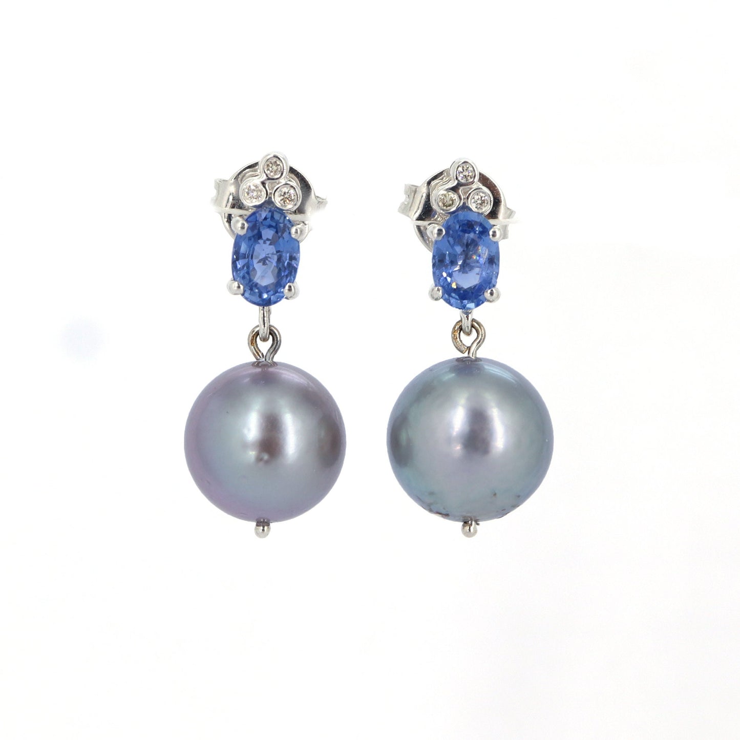 White Earring 14K Gold