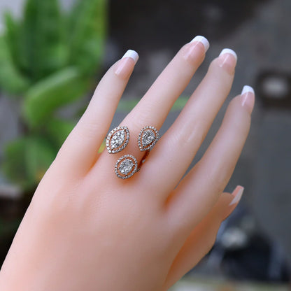 Open Cuff Ring 18K Gold