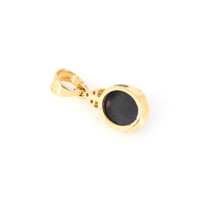 Black Star Pendant 14K Gold