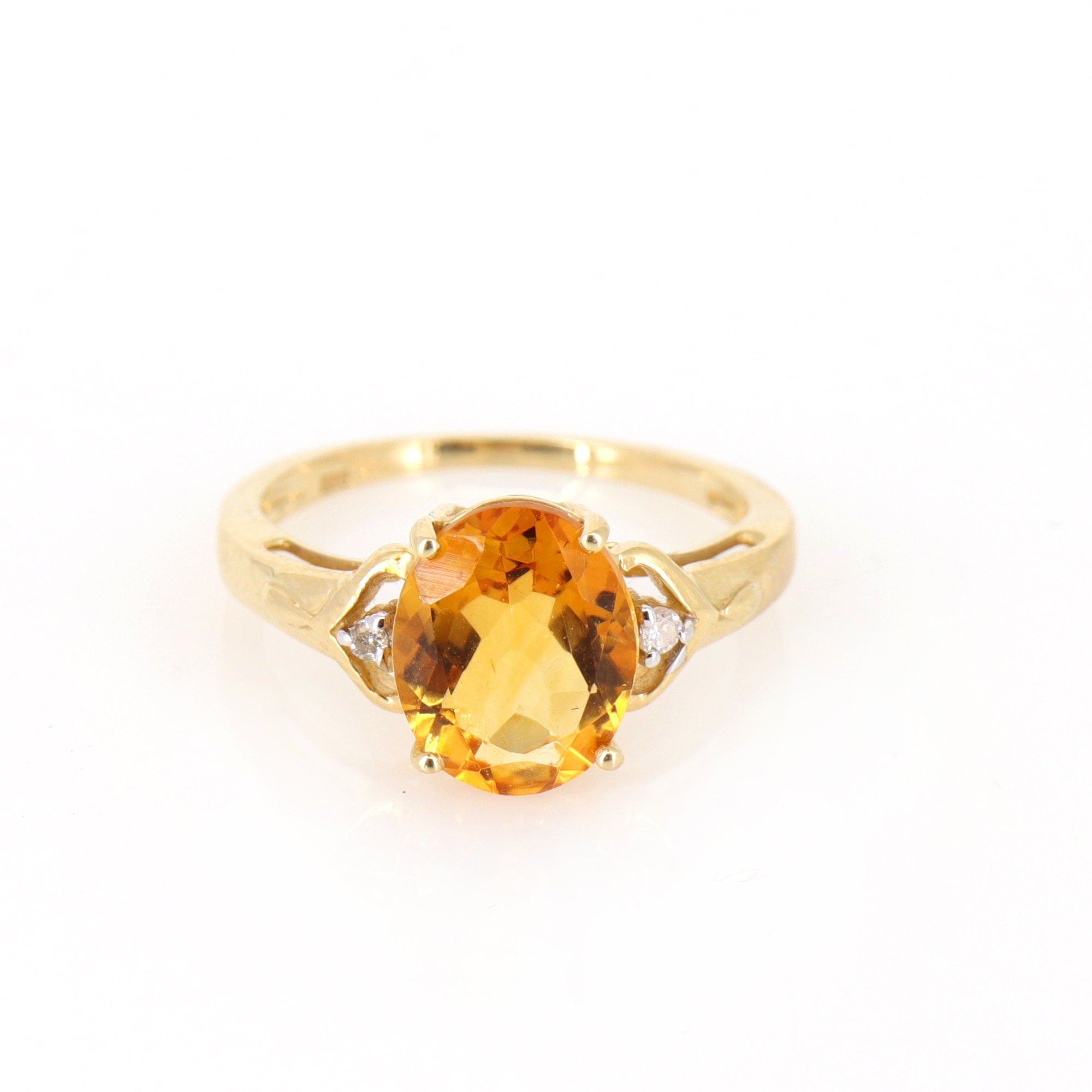 Citrine Ring 14K Gold