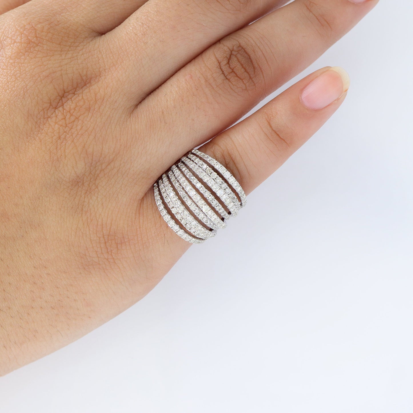 White Ring 18K Gold