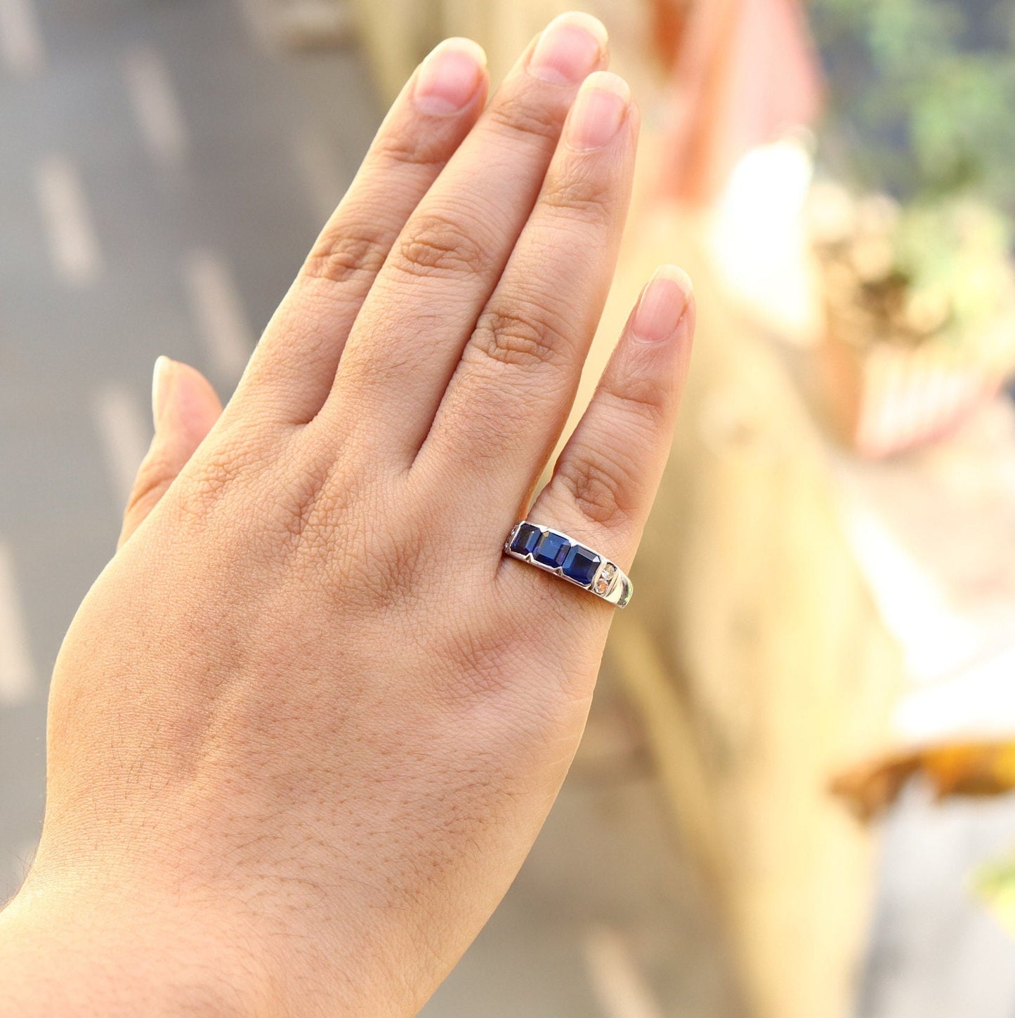 Sapphire Ring 18K Gold