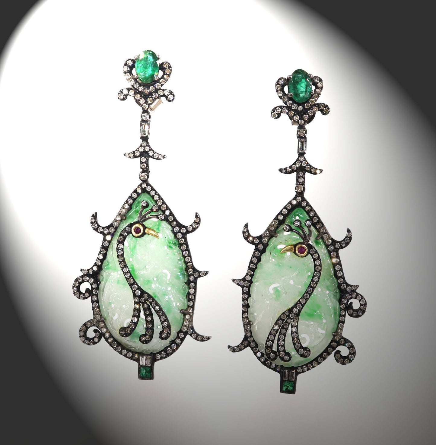 Exclusively Designed Vintage Replica Victorian Earring Gold