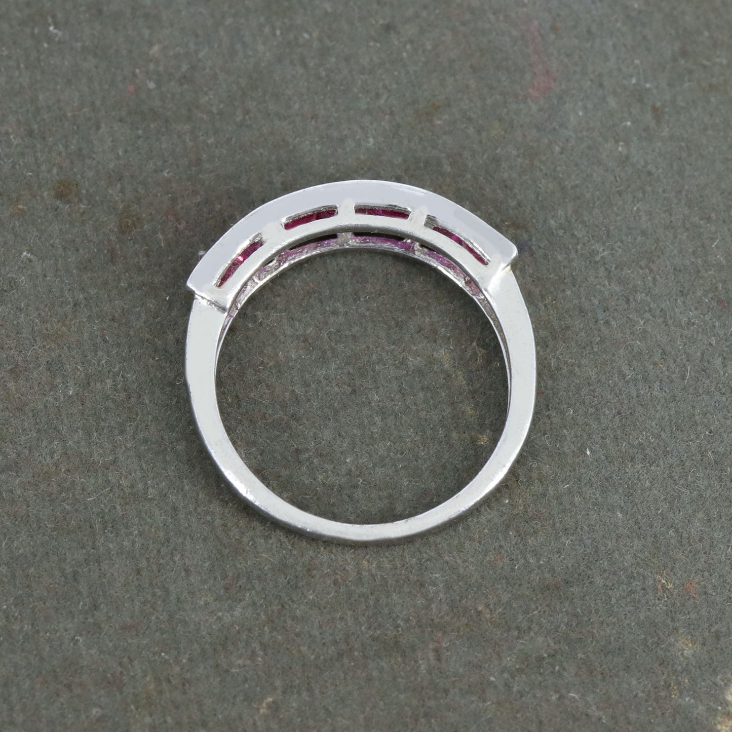 Ruby Ring Silver