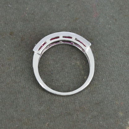 Ruby Ring Silver