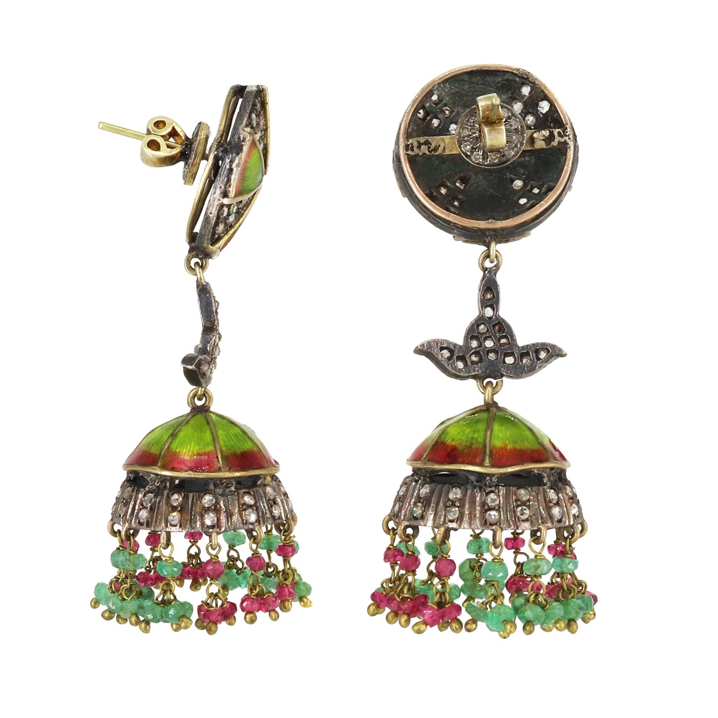 Enamel Earring