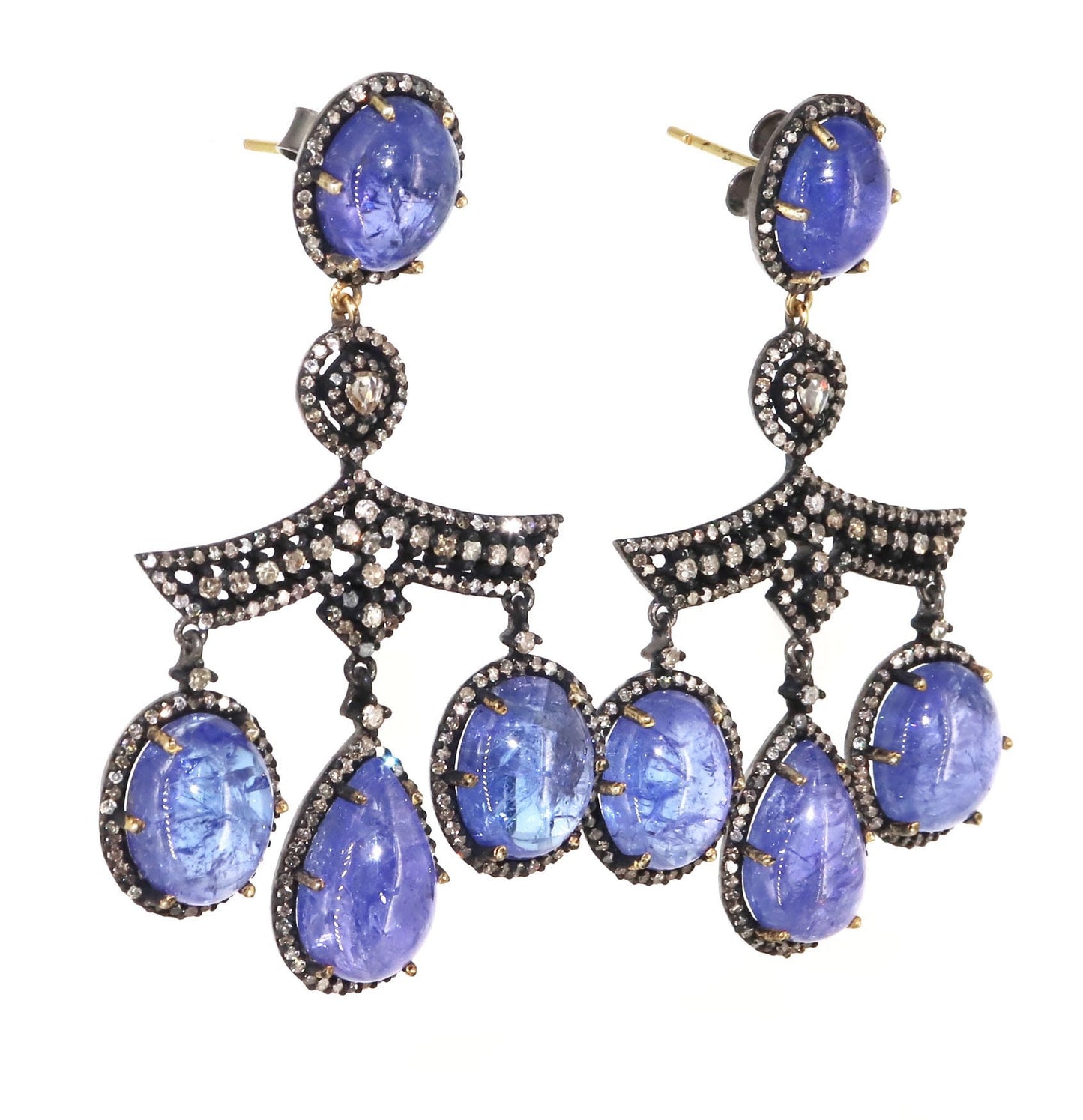 Exclusively Designed Vintage Replica Victorian Earring Gold