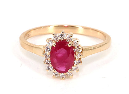 Ruby Ring 14K Gold
