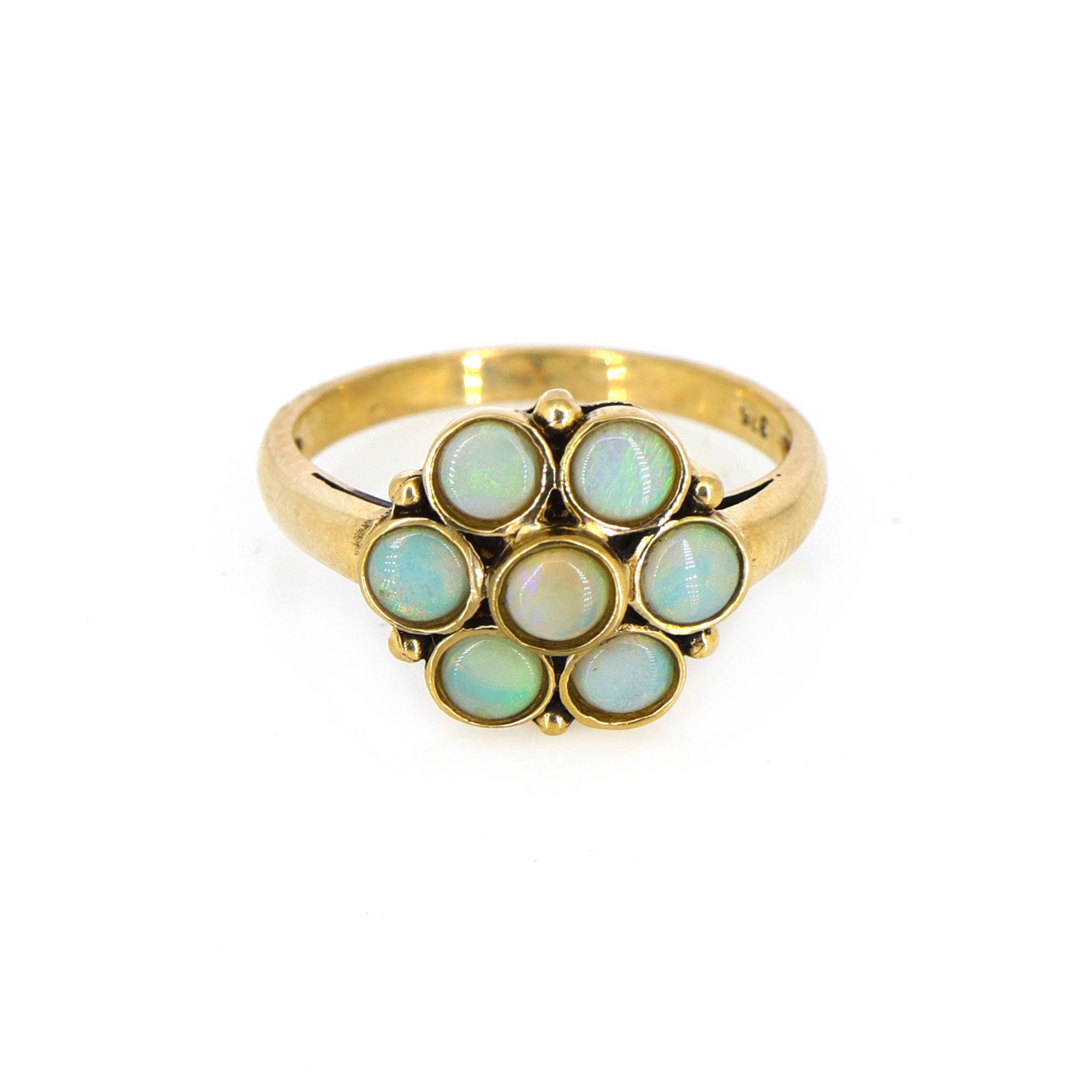 Vintage Style Opal Ring Gold