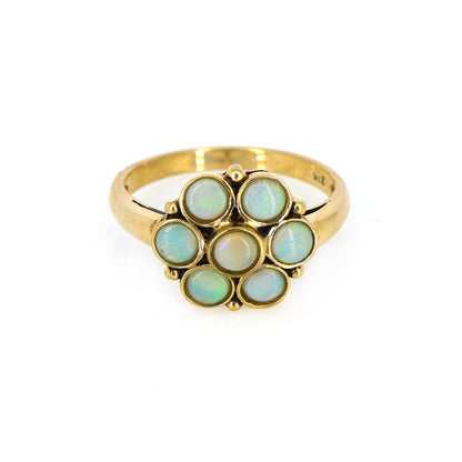 Vintage Style Opal Ring Gold