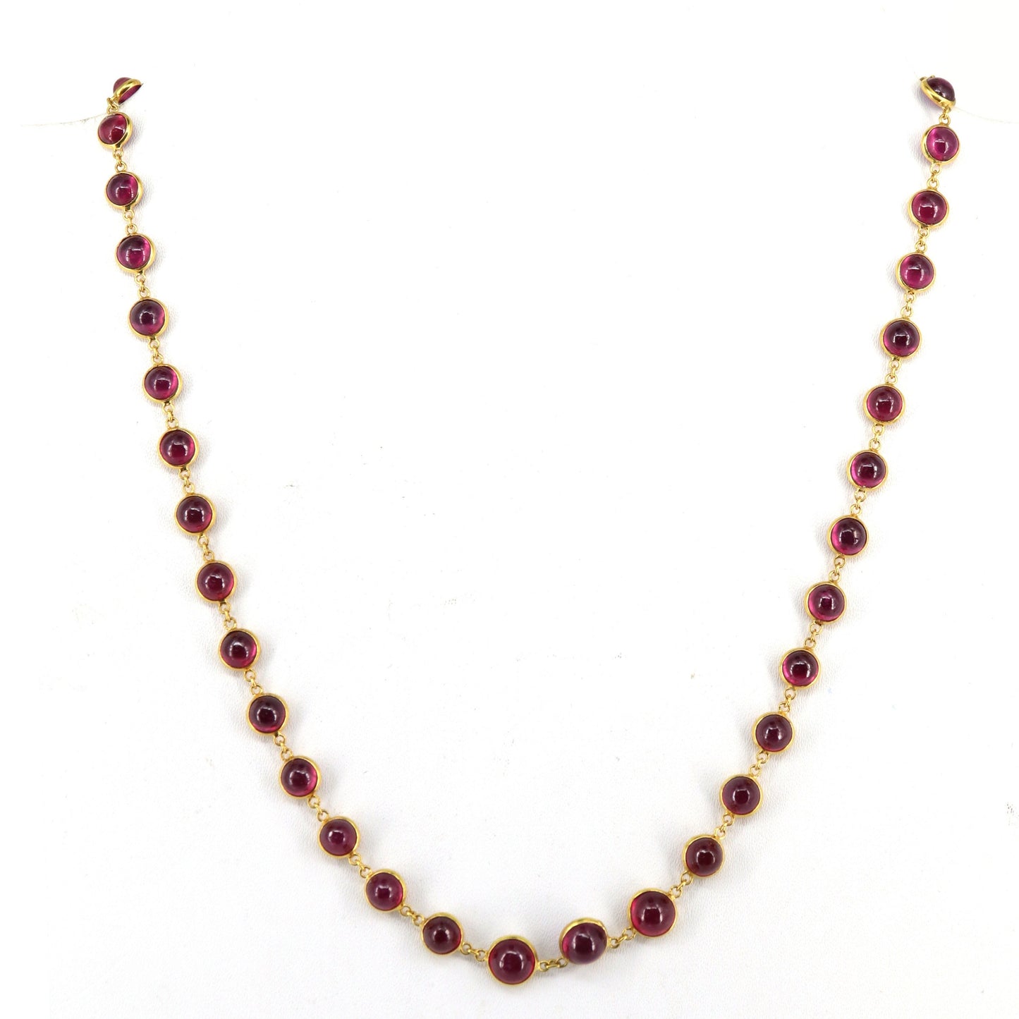 Ruby Necklace 18K Gold