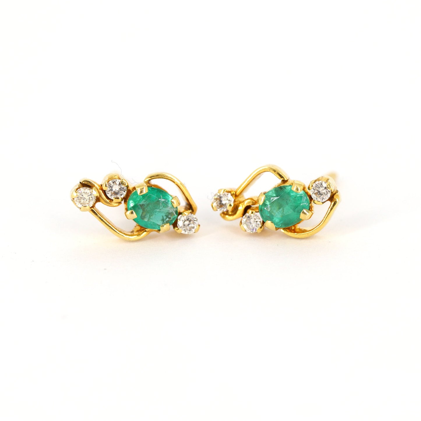 Yellow Daily Wear Earring 18K Gold