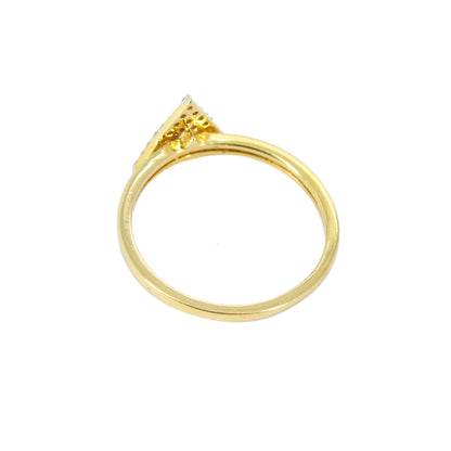 Triangle Shape Ring 18K Gold