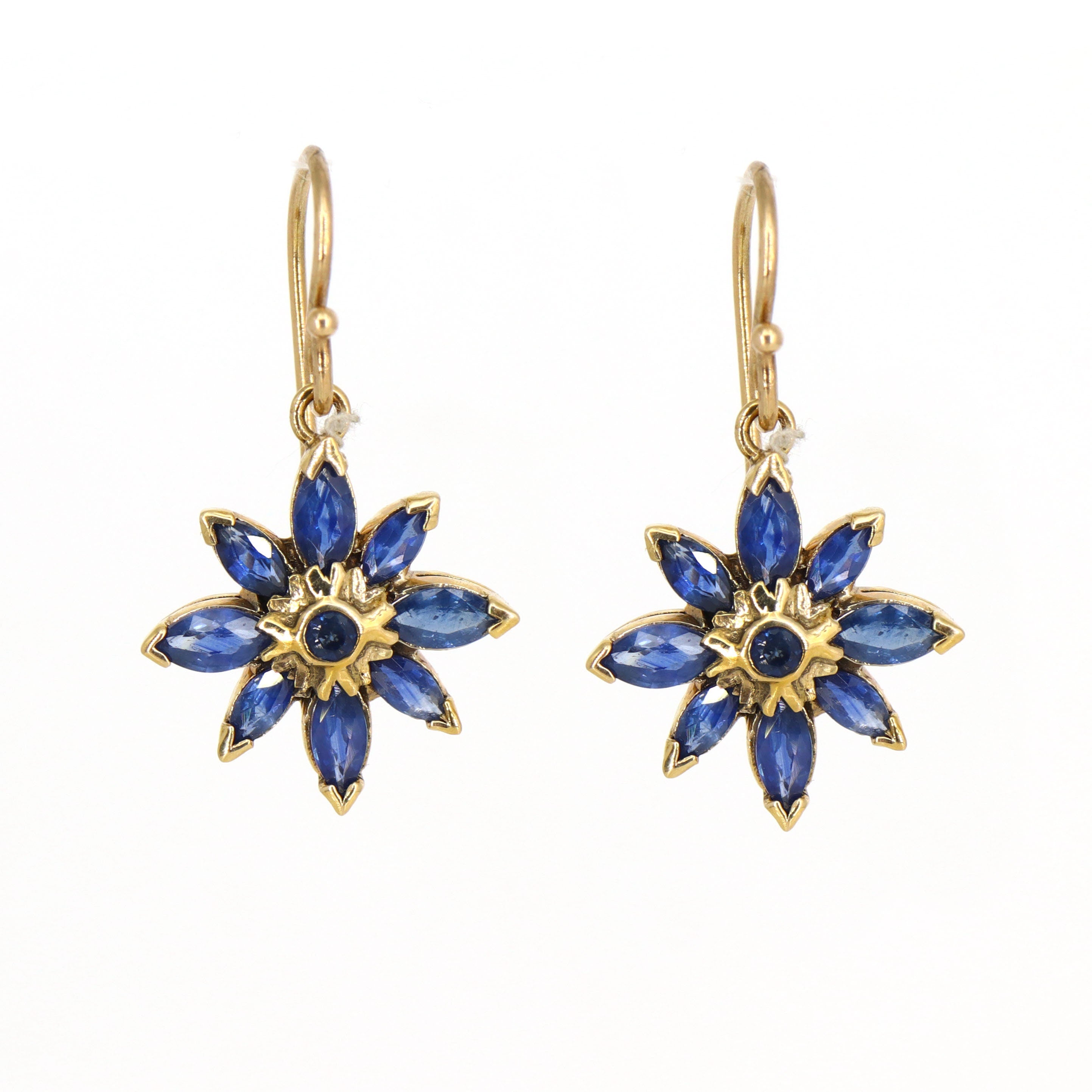 Blue Sapphire Earring Gold